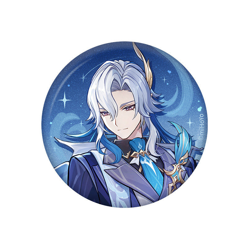 Genshin Impact Neuvillette Teyvat Series Character Badge Display