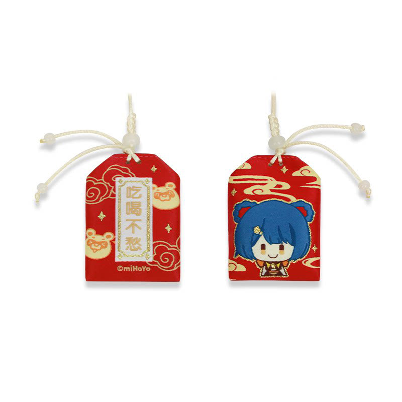 Genshin Impact Xiangling amulet charm collectible pendant