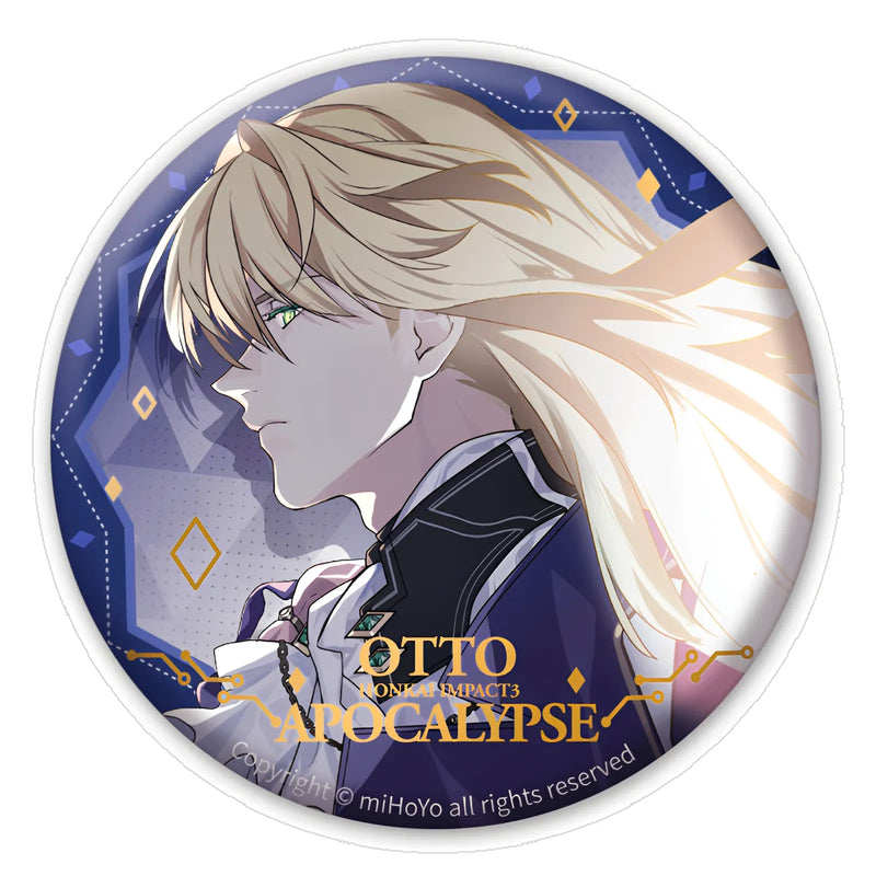 Official Honkai Impact 3rd Otto Apocalypse Gold Foil Character Pin Badge