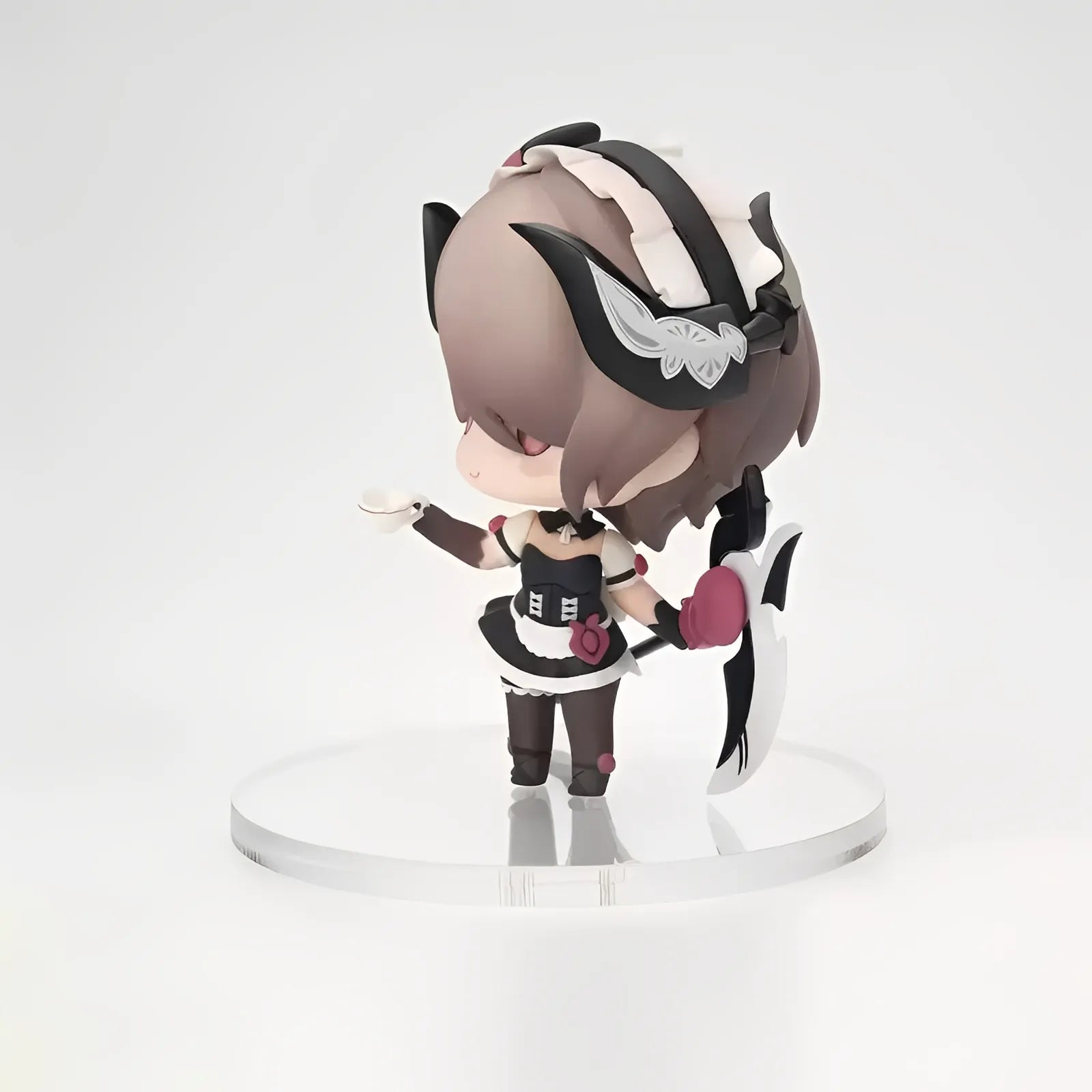Back view of Honkai Impact 3rd Rita Rossweisse chibi figure