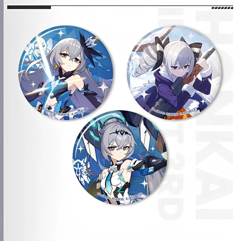 Official Honkai Impact 3rd Stigmata Series Tinplate Badge – Bronya Zaychik