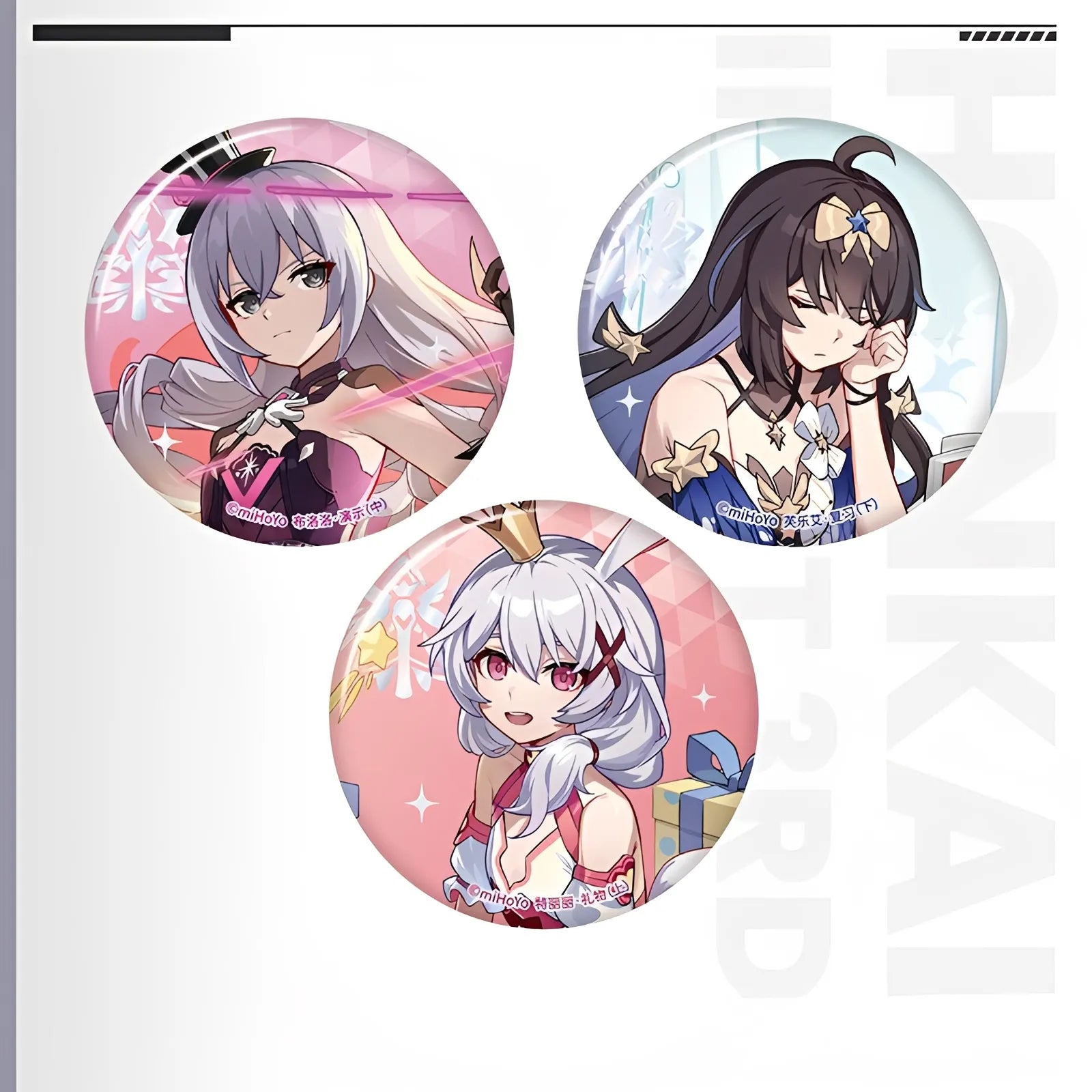 Official Honkai Impact 3rd Stigmata Series Tinplate Badge – Bronya