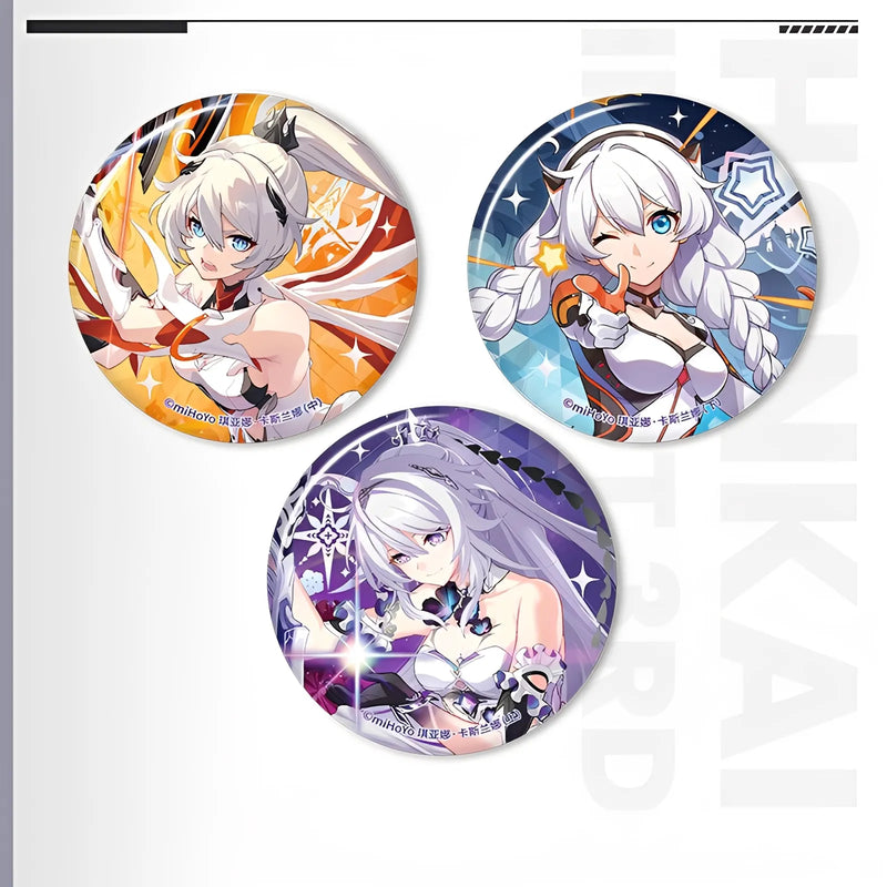 Official Honkai Impact 3rd Stigmata Series Tinplate Badge – Kiana Kaslana