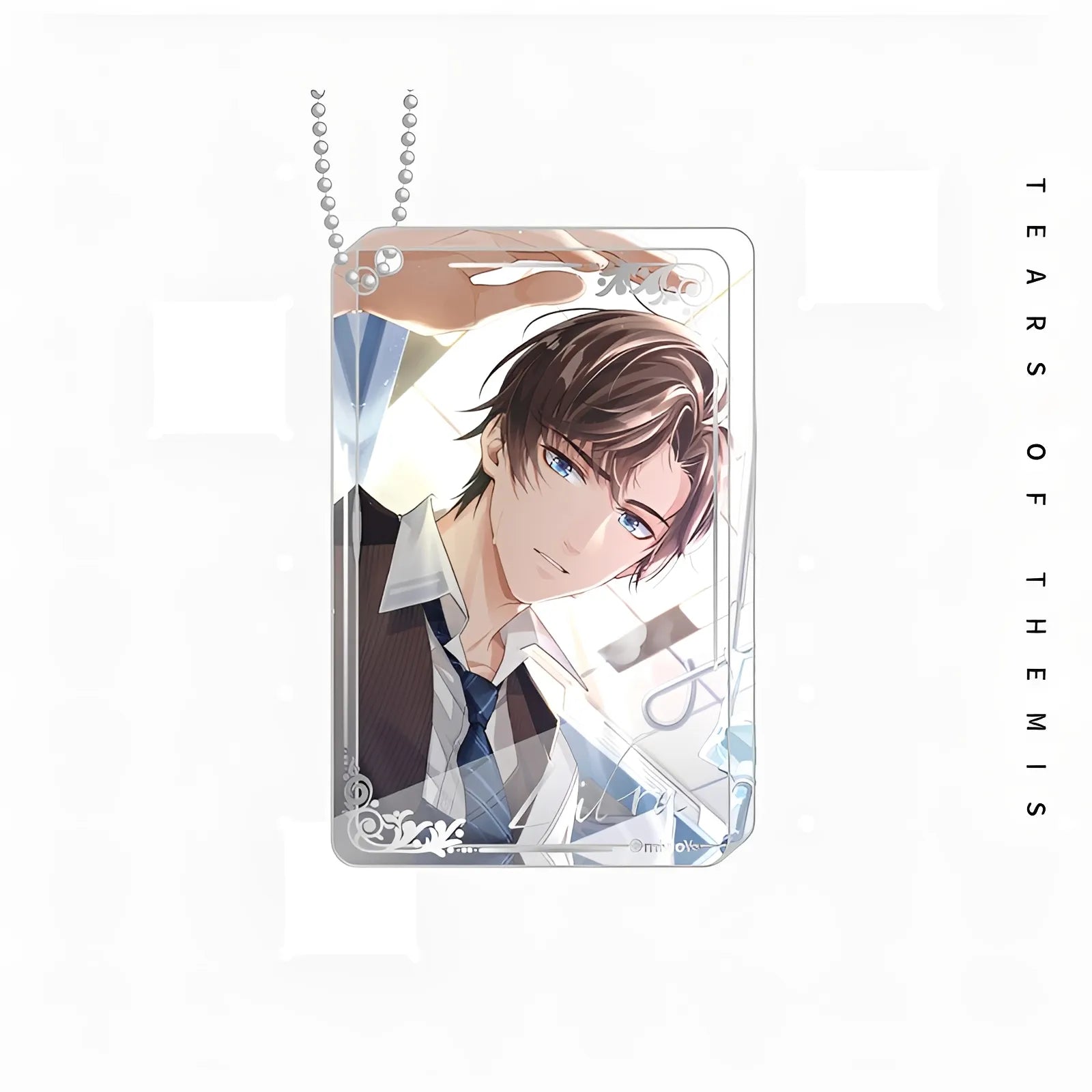 Tears of Themis Artem Wing Heart's Memory Series thick acrylic keychain detail