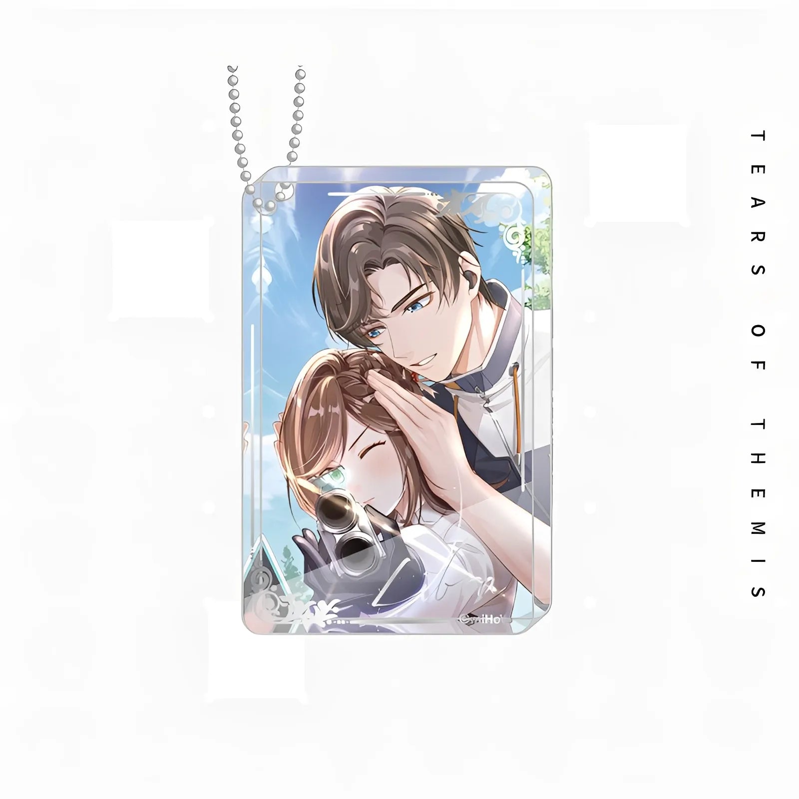 Tears of Themis Artem Wing Heart's Memory Series acrylic keychain front view