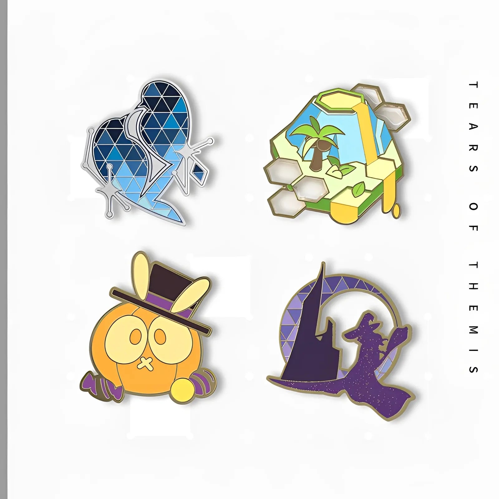 Tears of Themis Collectible Metal Pin Series Vol.1 metal pin badges featuring Artem Wing Luke Pearce Marius von Hagen and Vyn Richter