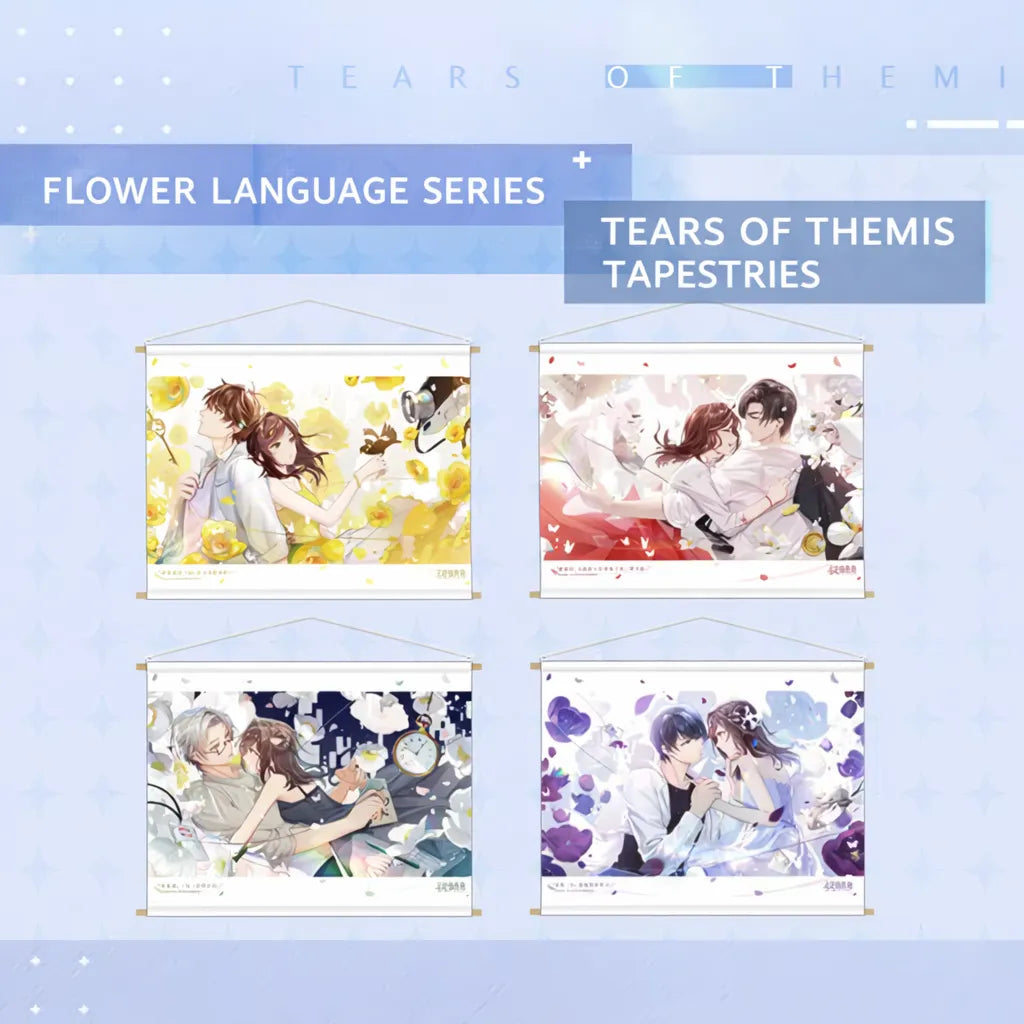 Tears of Themis Flower Language Series Fabric Wall Scroll Product Detail