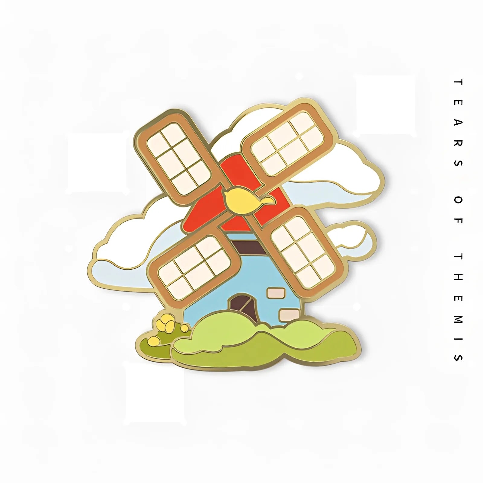 Tears of Themis Collectible Metal Badge Series Vol.3 Spring Courtyard enamel style zinc alloy pin design