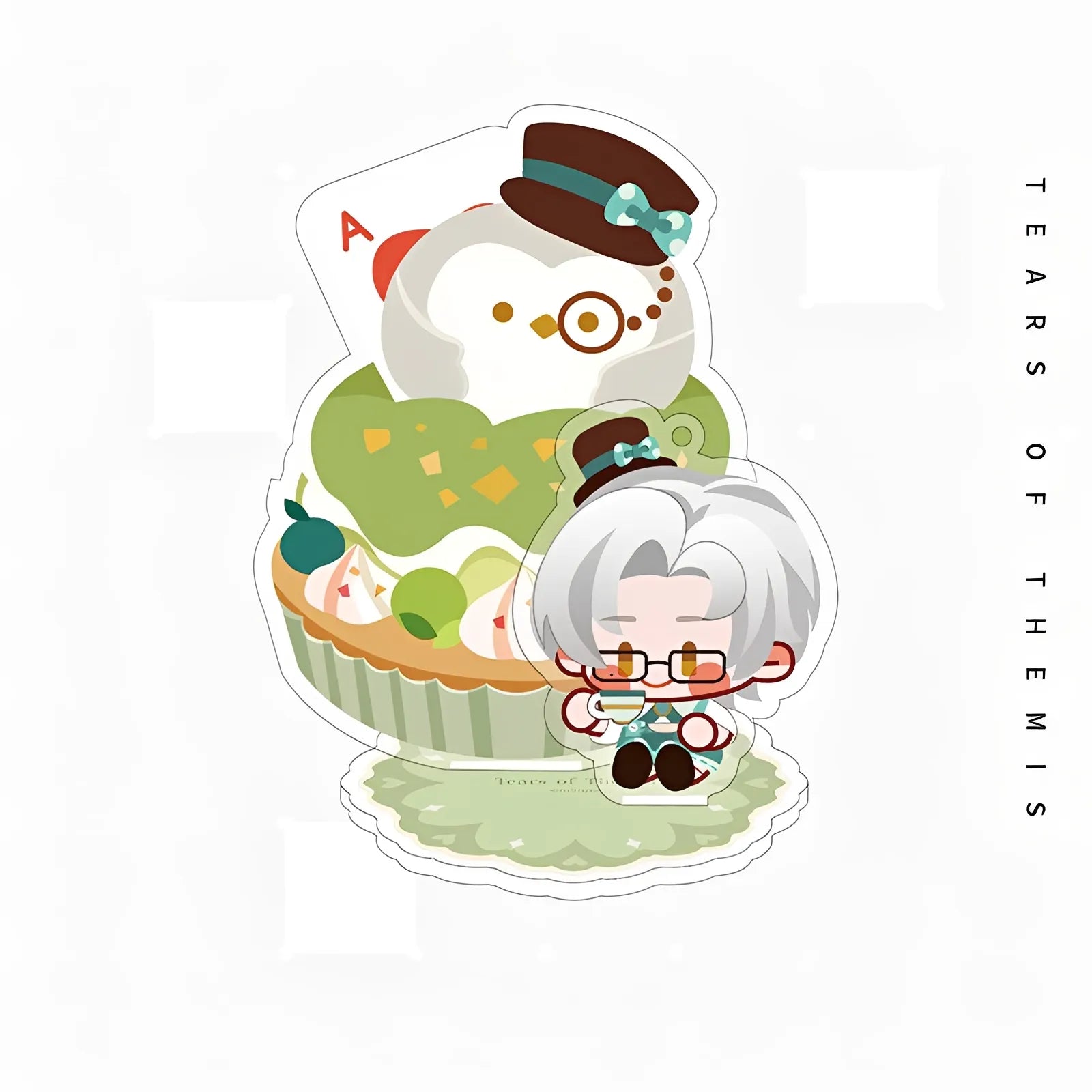 Vyn Richter Sweet Party chibi acrylic stand Tears of Themis dessert themed collectible