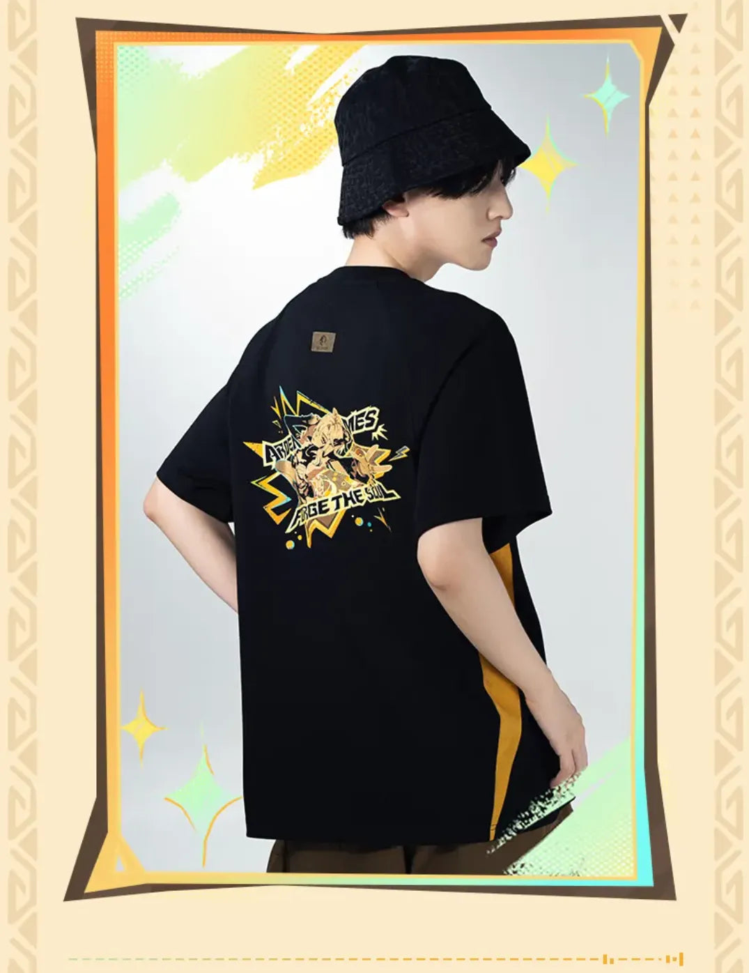 Xilonen T Shirt Graphic Print and Embroidery Detail