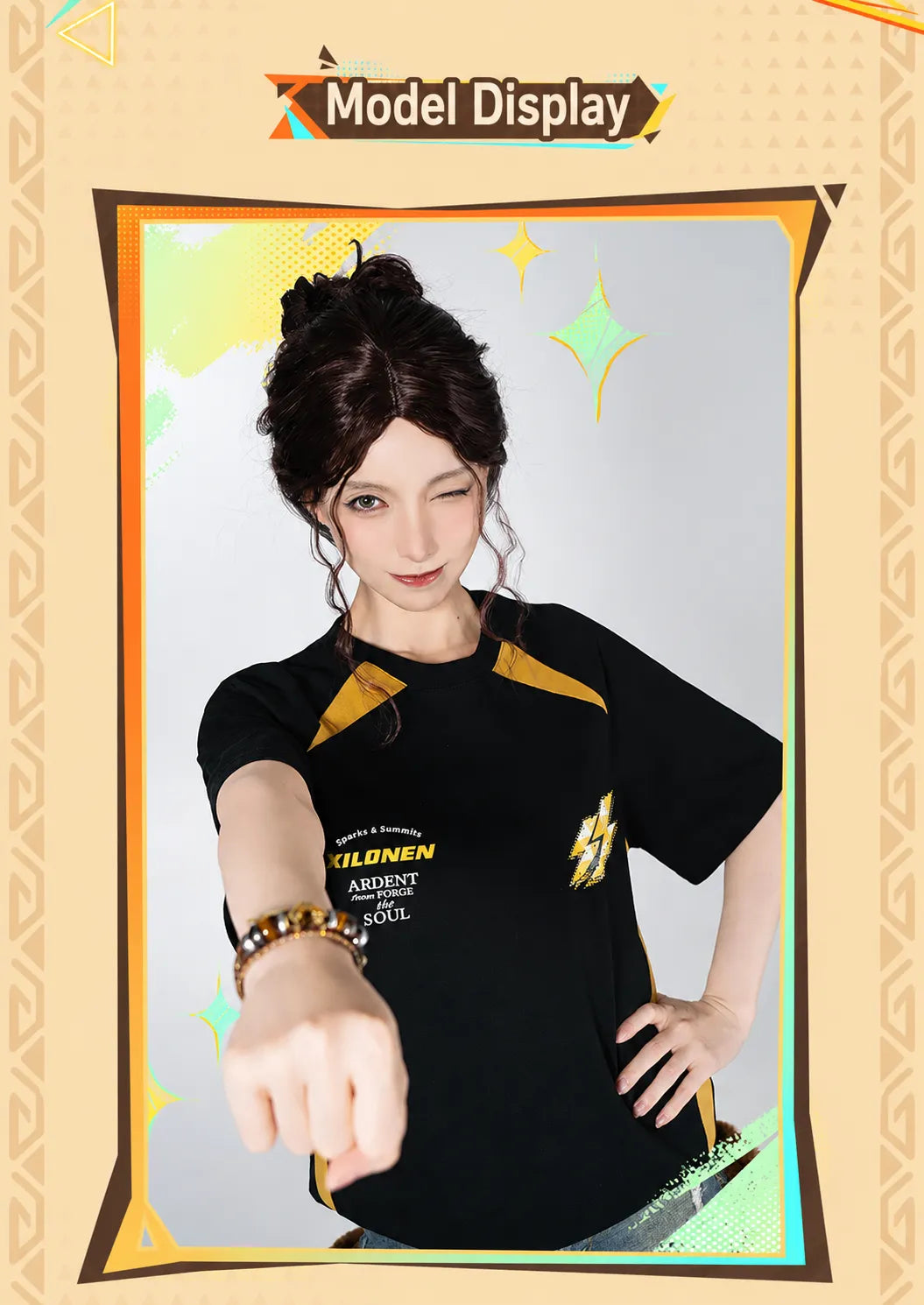 Xilonen T Shirt Lifestyle Model Display