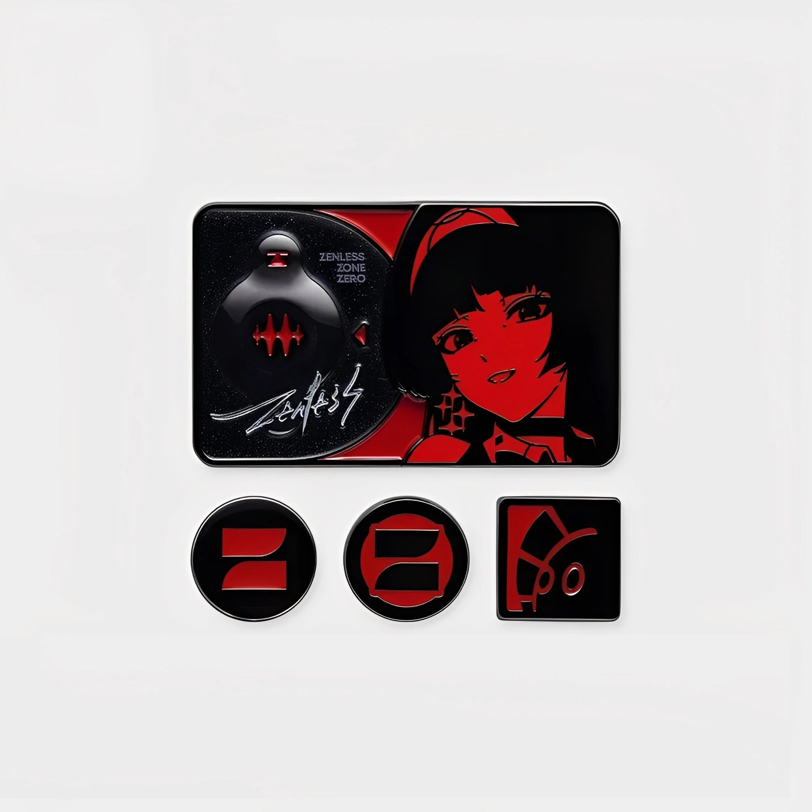 Zenless Zone Zero Astra Yao Yuanyan Engraved Series metal badge set featuring character-inspired design