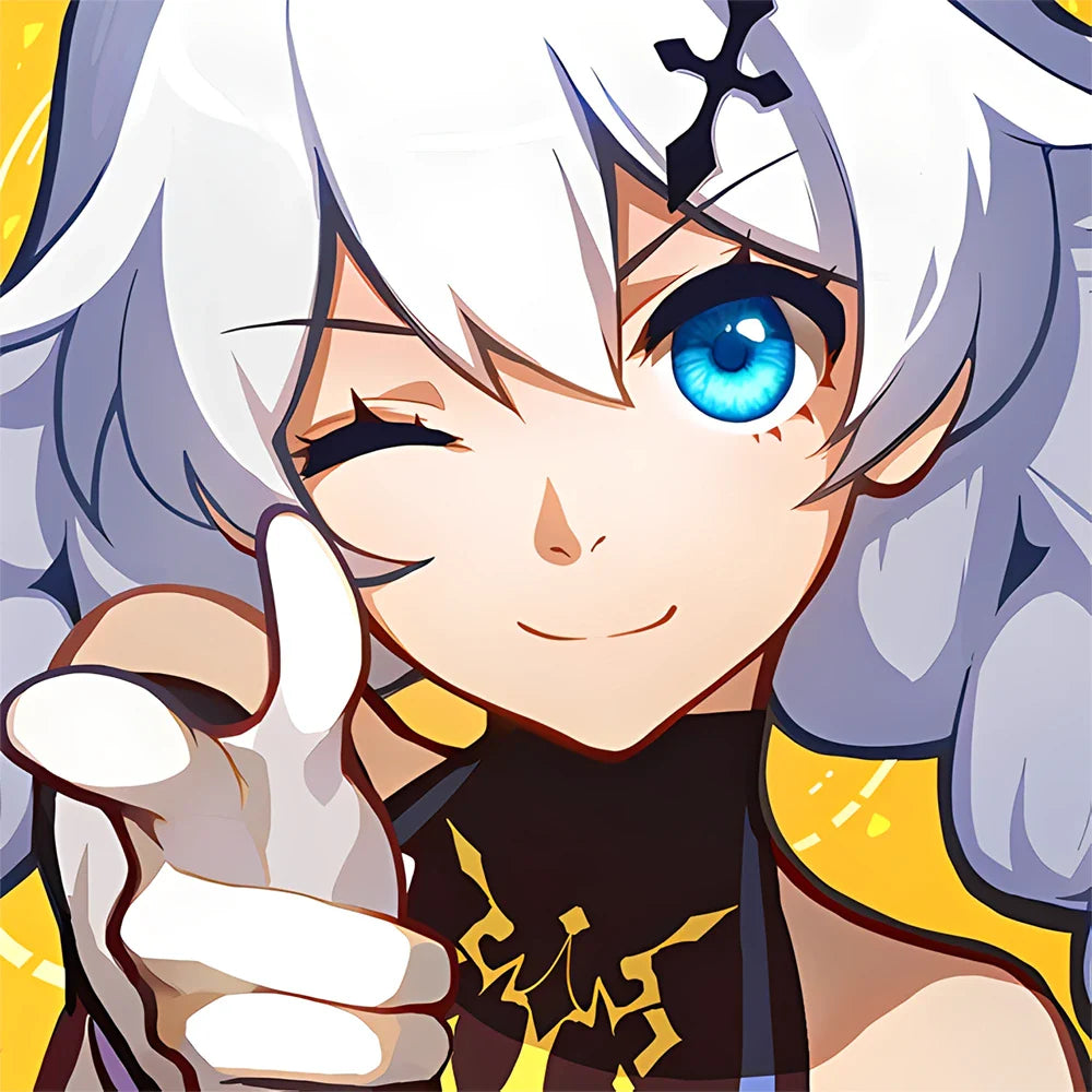 Honkai Impact 3rd merchandise collection featuring figures and acrylic stands