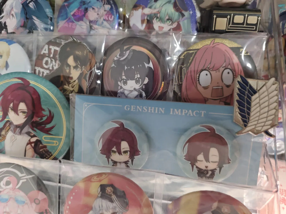 Genshin Impact Serie de Insignias Q Version Expresión Inazuma