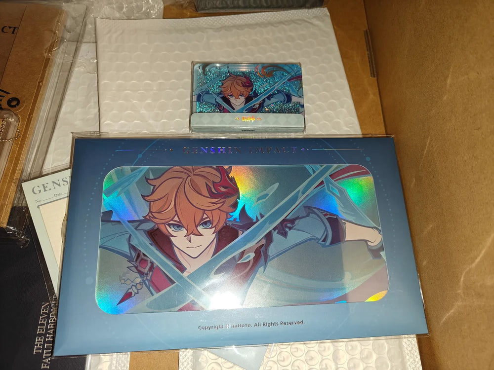 Genshin Impact Skirk & Tartaglia Character Art Paper