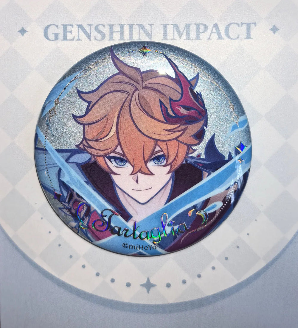 Genshin Impact Skirk & Tartaglia Character Badge
