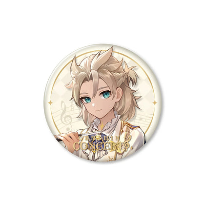 genshin impact albedo character badge dusty glory concert series metal pin