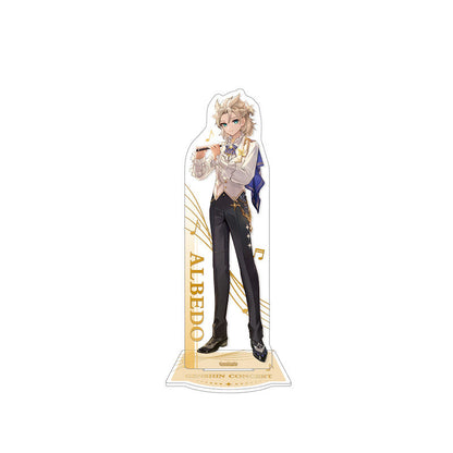 genshin impact albedo character standee dusty glory concert series acrylic display