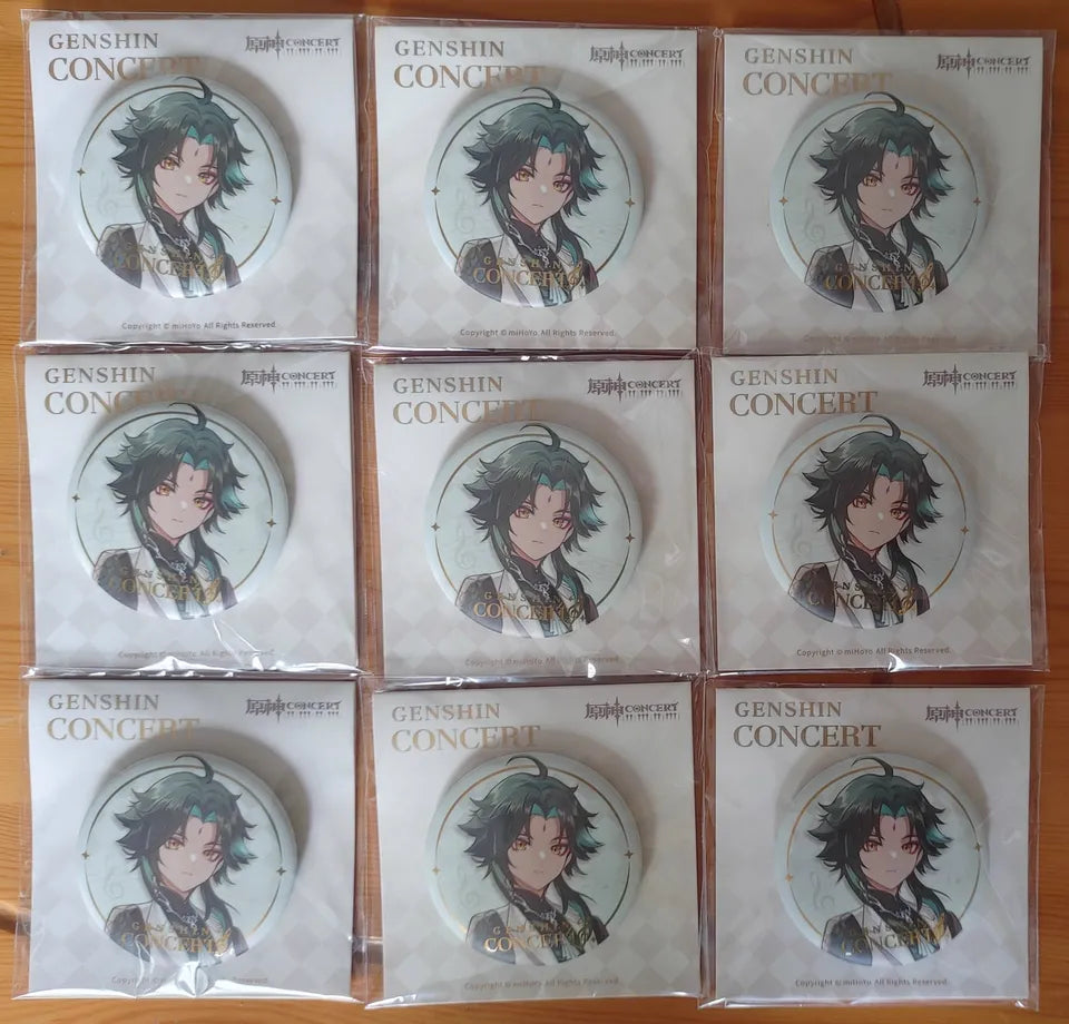 Genshin Impact Dusty Glory Series Character Badge