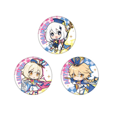 Genshin Impact badge collection exhibition series chibi pins anime merchandise
