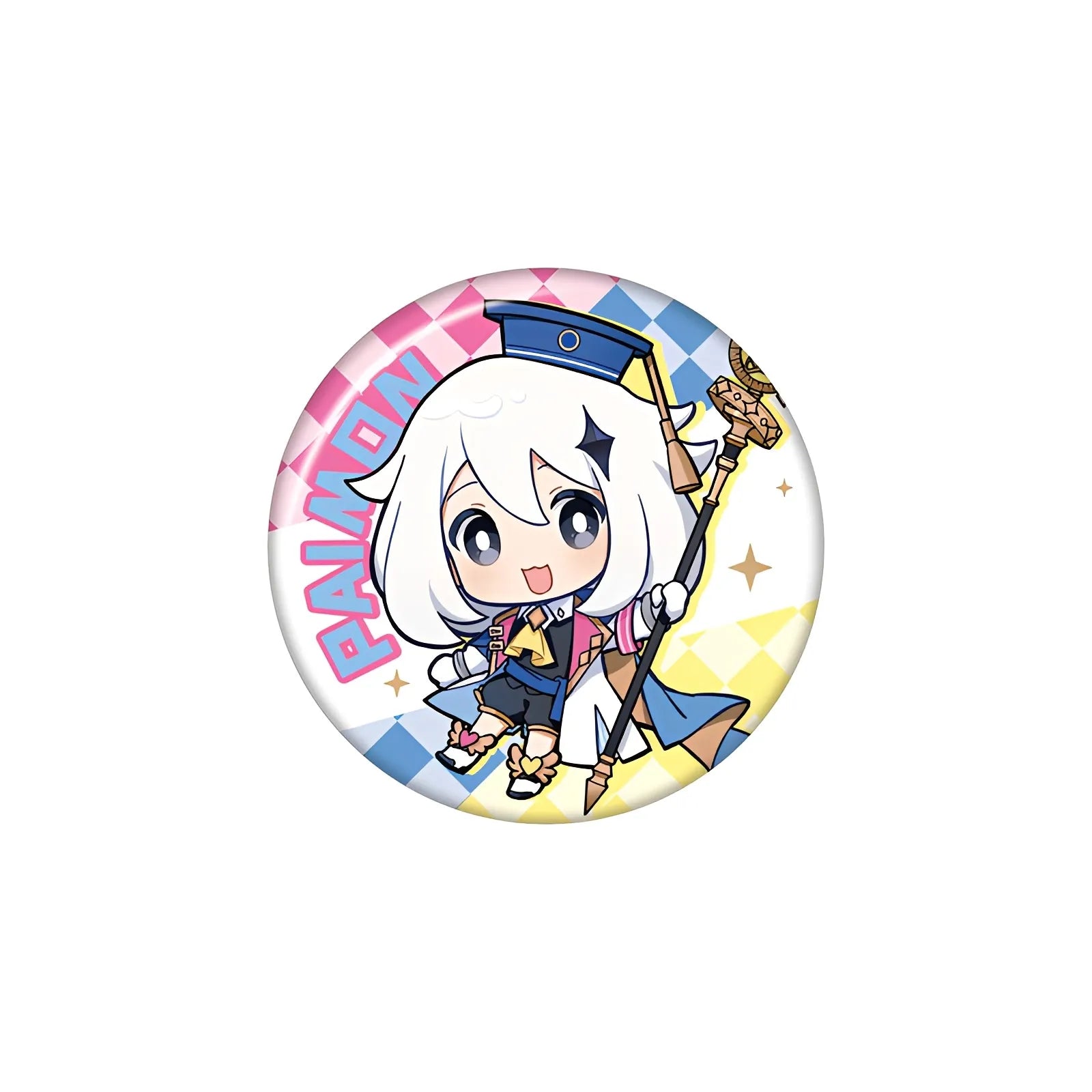 Genshin Impact Paimon badge exhibition series chibi pin anime collectible