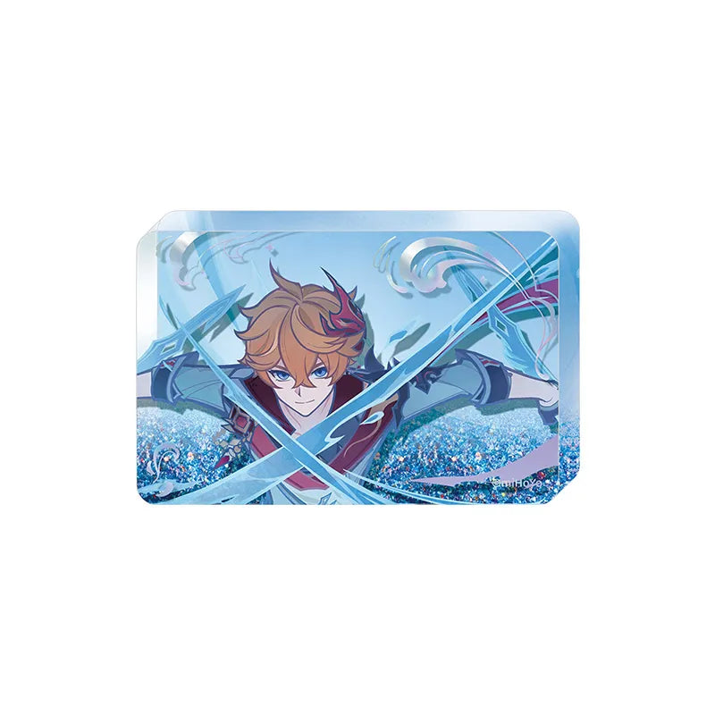 Tartaglia Canvas of Starlight Memories Acrylic Flowing Sand Ornament from Genshin Impact
