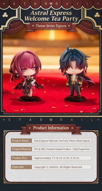 Astral Express Welcome Tea Party Chibi Figures product information