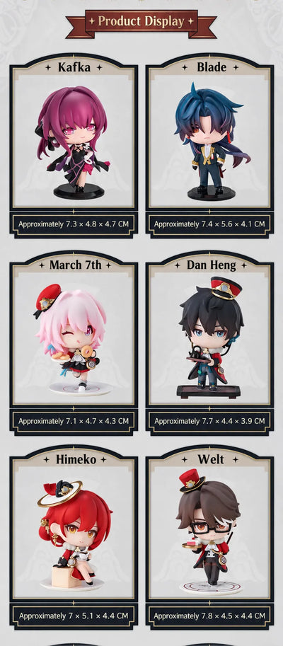 Kafka and Blade Welcome Tea Party Chibi Figures