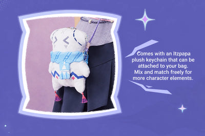 Detachable Itzpapa plush accessory included with the Citlali mini bag