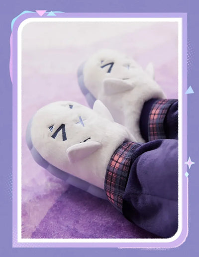 Genshin Impact Citlali plush home slippers for everyday indoor comfort
