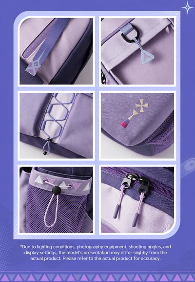 Close-up details of the Citlali sport backpack