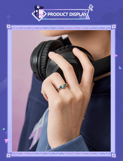 Lifestyle photo of the Citlali turquoise ring