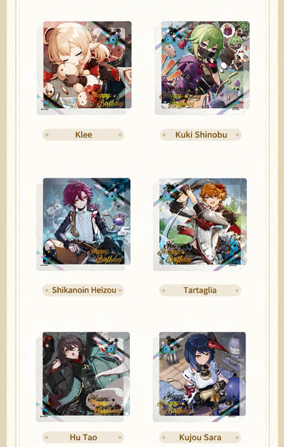 Day of Destiny Series Character Acrylic Coaster Desktop Display