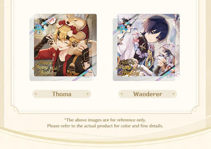 Day of Destiny Series Character Acrylic Cup Mat Merchandise