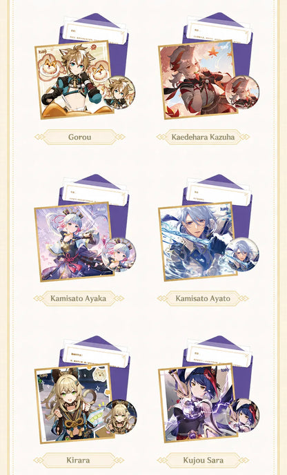 Day of Destiny Inazuma City Gift Box Set Available Character Styles