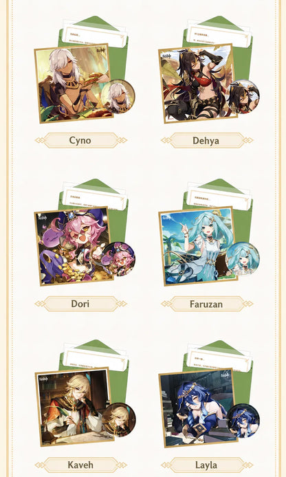 Day of Destiny Sumeru City Collectible Items and Accessories