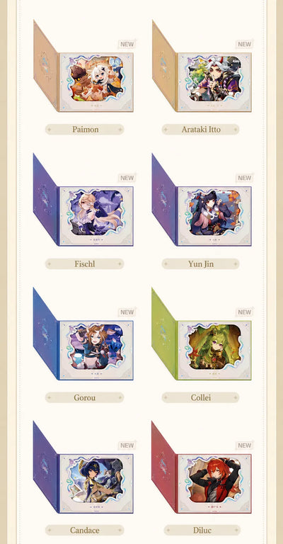 Day of Destiny Series Character Flip Window Paper Open Window Design