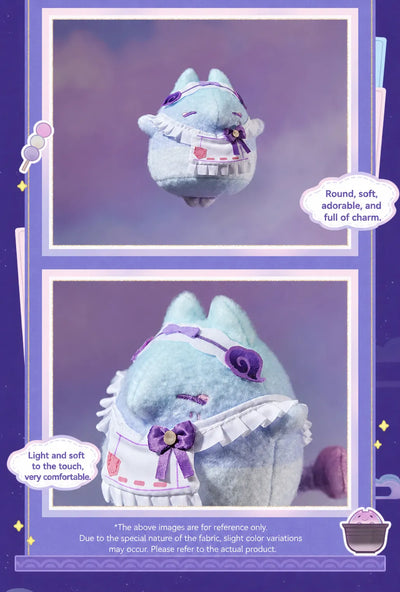 Dream-Eater Tapir Plush Soft Fabric and Embroidery Closeup