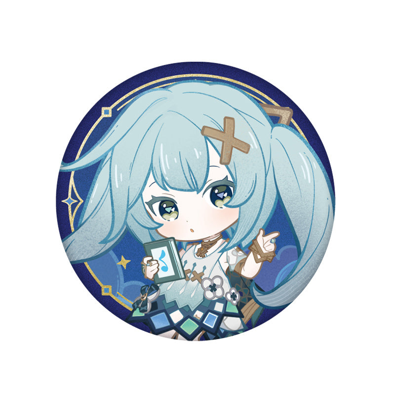 Genshin Impact Faruzan Starlight Message badge chibi character design