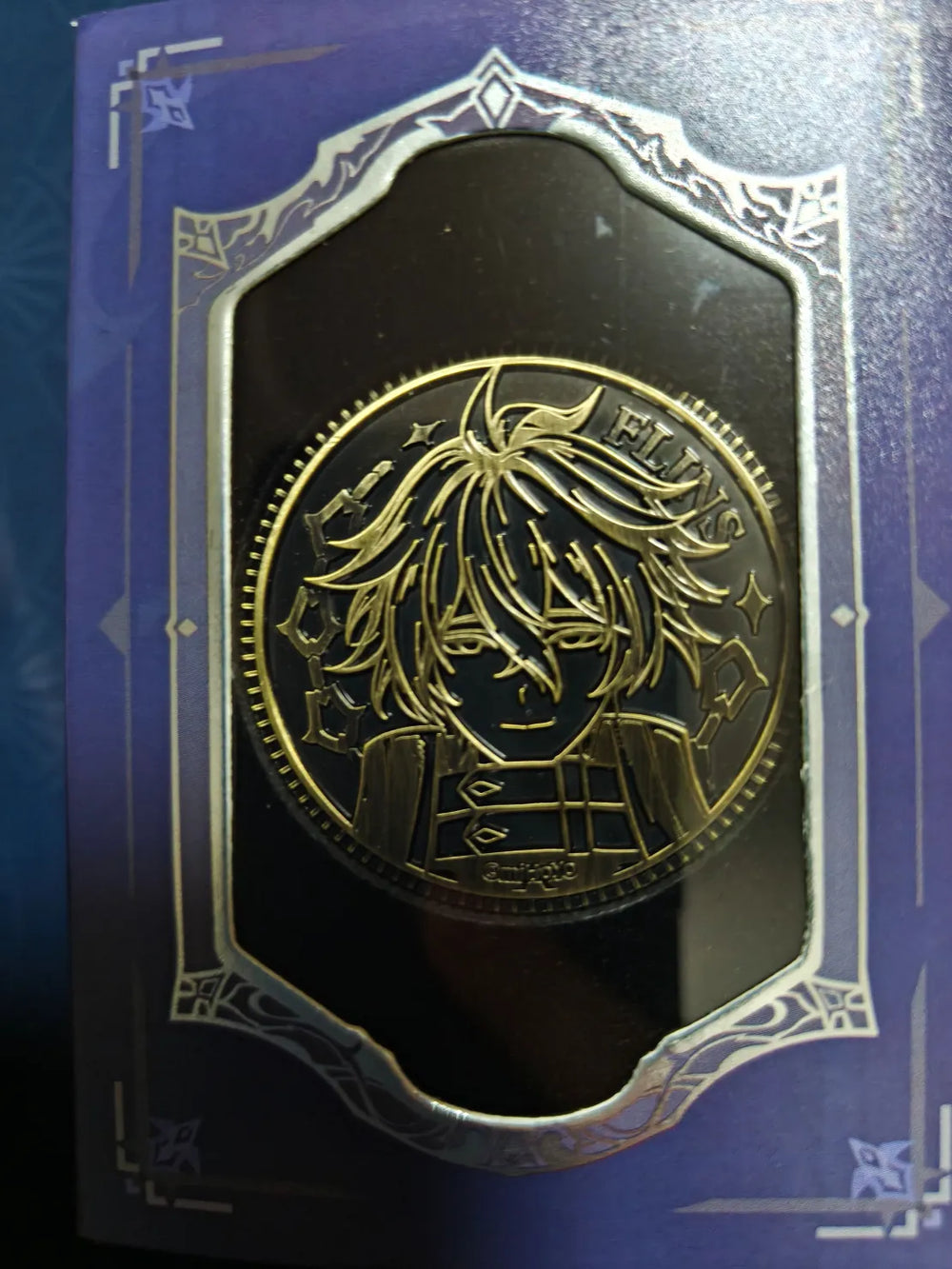 Conjunto de Colar com Moeda da Decisão de Flins | Genshin Impact