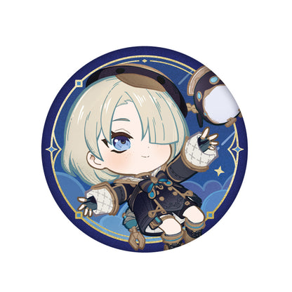 Genshin Impact Freminet Starlight Message badge chibi character design