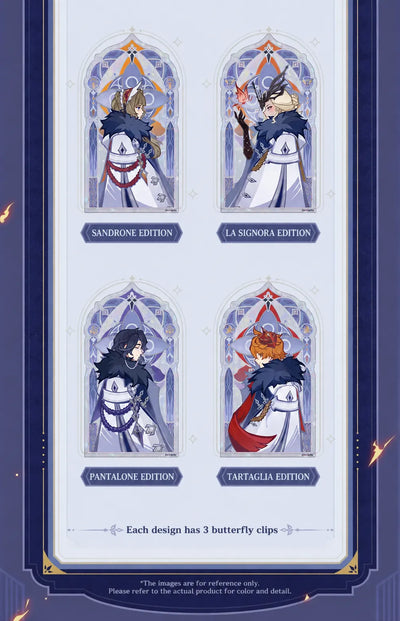 Stained Glass Inspired Character Frame Design