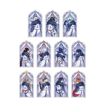 Frost and Flame Series Acrylic Stand Full Set Featuring 11 Unique Characters