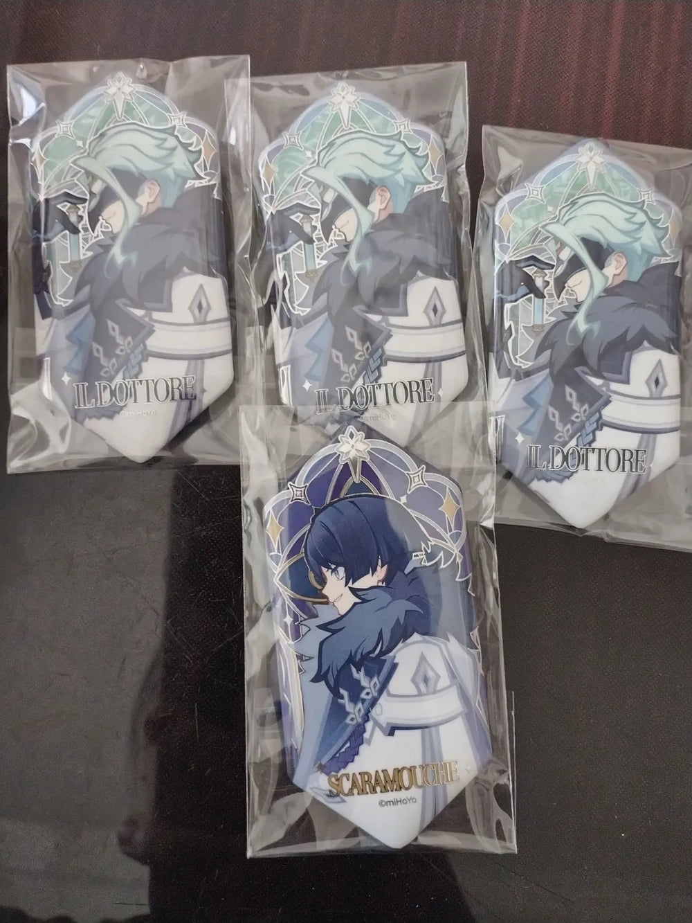 Genshin Impact Frost and Flame Series Badge Blind Box