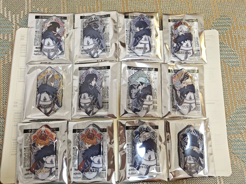 Genshin Impact Frost and Flame Series Badge Blind Box
