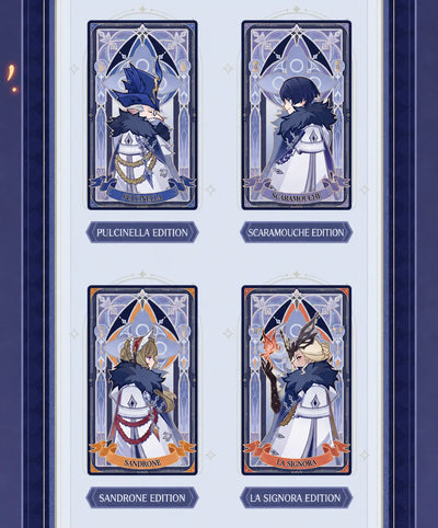 Columbina holographic card from the Frost and Flame Series