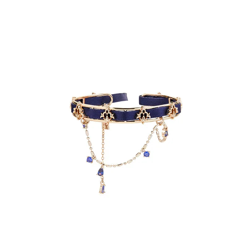 Genshin Impact Furina Double Ribbon Bracelet