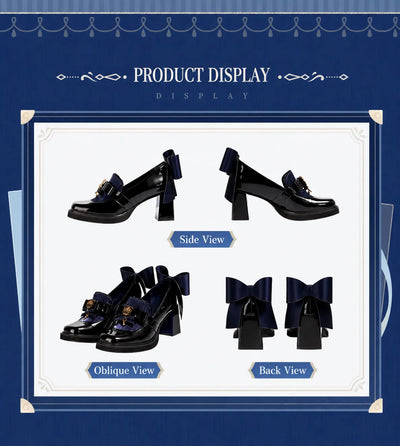 Size reference chart for Furina themed loafers