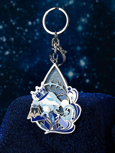 Furina Stage Focus Flowing Sand Metal Pendant Front View