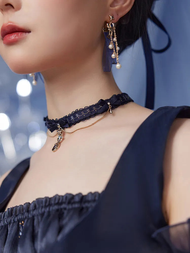 Genshin Impact Furina Themed Impression Series Necklace and Bracelet Collection
